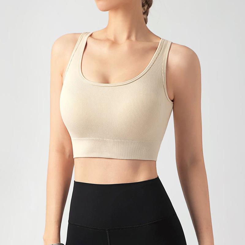 Yuka Lian Women's Shockproof One-Piece Cross-Border Yoga Vest & Fitness Bra