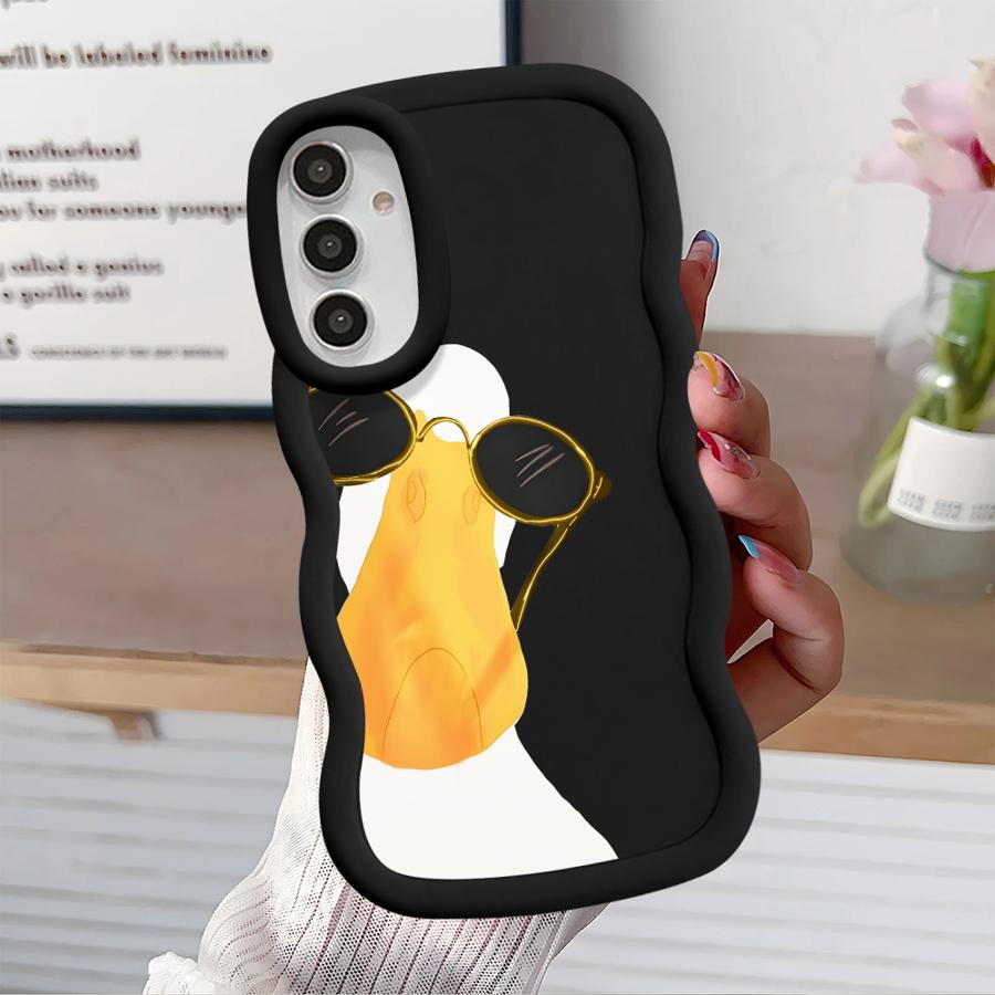 Case for Samsung Galaxy A12 A14 A15 A21s A16 A52 A11 A13 Soft Phone Cover A53 A22 A06 A05 A03 A04 A23 A33 Cartoon Dog Duck