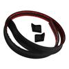 Black Car Spoiler Wing Rear Trunk Wing Decor Easy Installation Sporty Style Enhancement