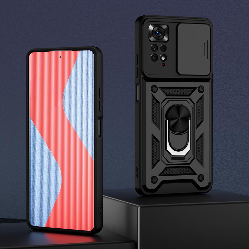 KEYSION Stoßfeste Hülle für Redmi Note 11 11S 11 Pro 5G Globale Version Push Pull Kameraschutz Telefonabdeckung für Xiaomi Redmi Note 11S 5G 11 Pro+ 5G