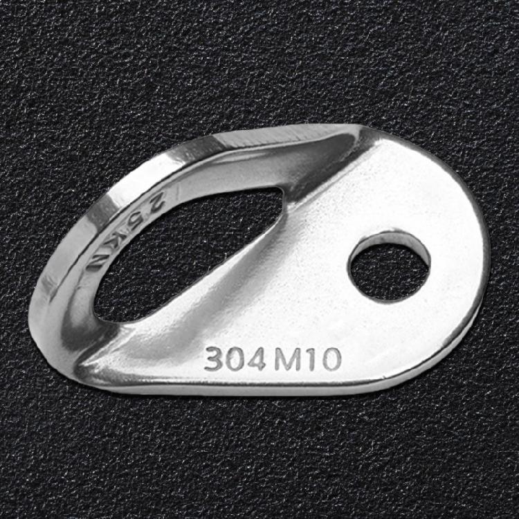 10Pcs Stainless Steels Climbing Anchors Point Bolts Hanger Climbing Anchors Bolts Hammock Bolts Hanger Plate Easy to Use