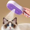 Pet Steam Brush USB Charging Spray Cat Brush for Shedding Remove Static Flying Hair Self Cleaning Dog Massage Brush for Dogs Cats Pet Grooming Tool