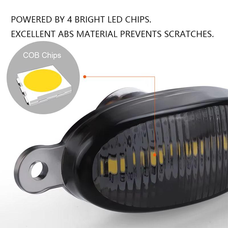 Car Front Grille LED Light Smoked Amber White Universal Grill Light Lighting Eagle Eye Lamp for Off Road Trunk SUV Ford Toyota