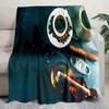 Coffee Bean Cigar Blanket Soft Comfortable All Seasons Perfect Sofa Office Naps Trips Birthday Gift Christmas Present