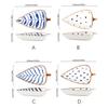 Creative Leaf Saucer Cold Dish Restaurant Household Ceramic Plate for Restaurant Banquet