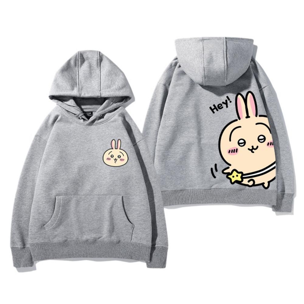 Ladies' Cute Hoodie Chiikawa Hooded Hoodie Hachiware Girls' Casual Sweater Usagi Loose Fashion Trend Women's Hoodie