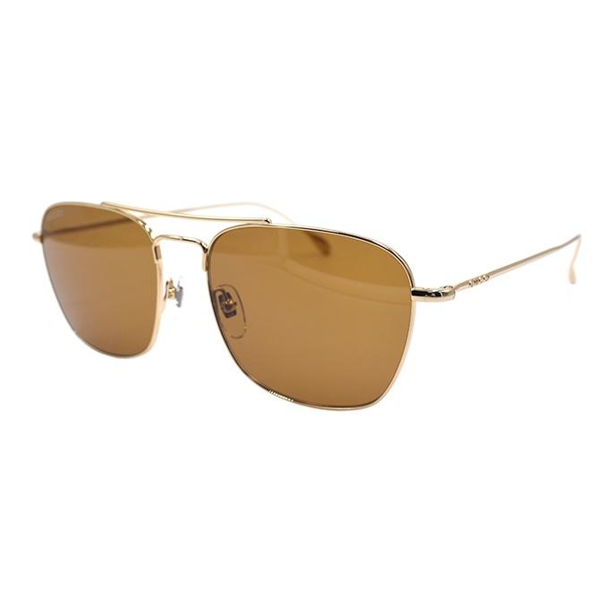 GUCCI Eyewear Aviator Frame Holiday Travel Sunglasses GG1183S Men's Gold/Dark Brown