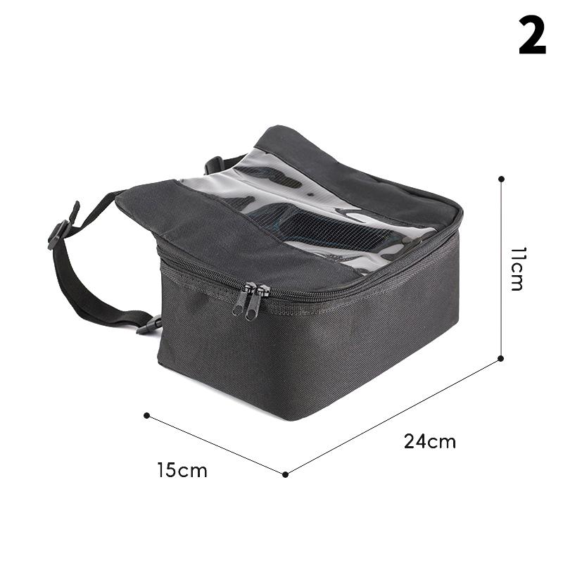 Vordere Motorradtasche Touchscreen Wasserdicht Fahrradnavigation Lenkeraufbewahrung Hüfttasche Lenkertasche Tragbar Für Vespa Hik