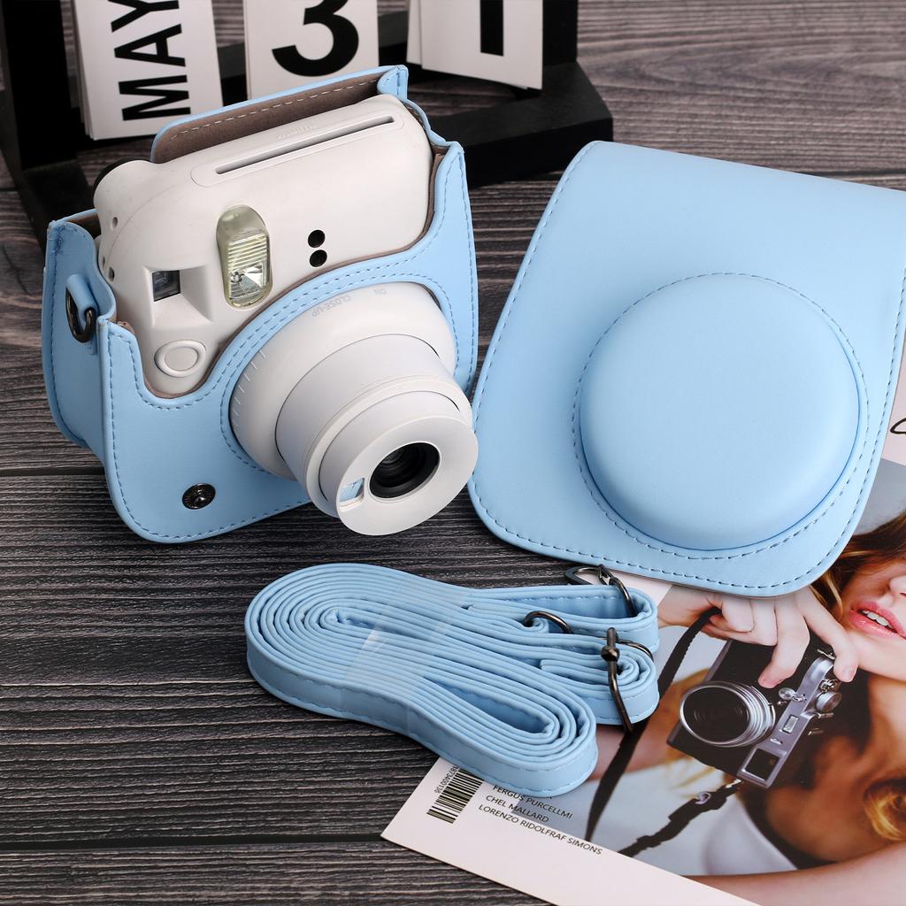 Camera Case Fit for Fujifilm Instax Mini 13 Instant Cameras Camera Protective Case with Adjustable Strap Scratch-Resistant