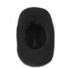 Baroque Style Wool Hat With Knot Embellishments And Sunshade For Formal Occasions