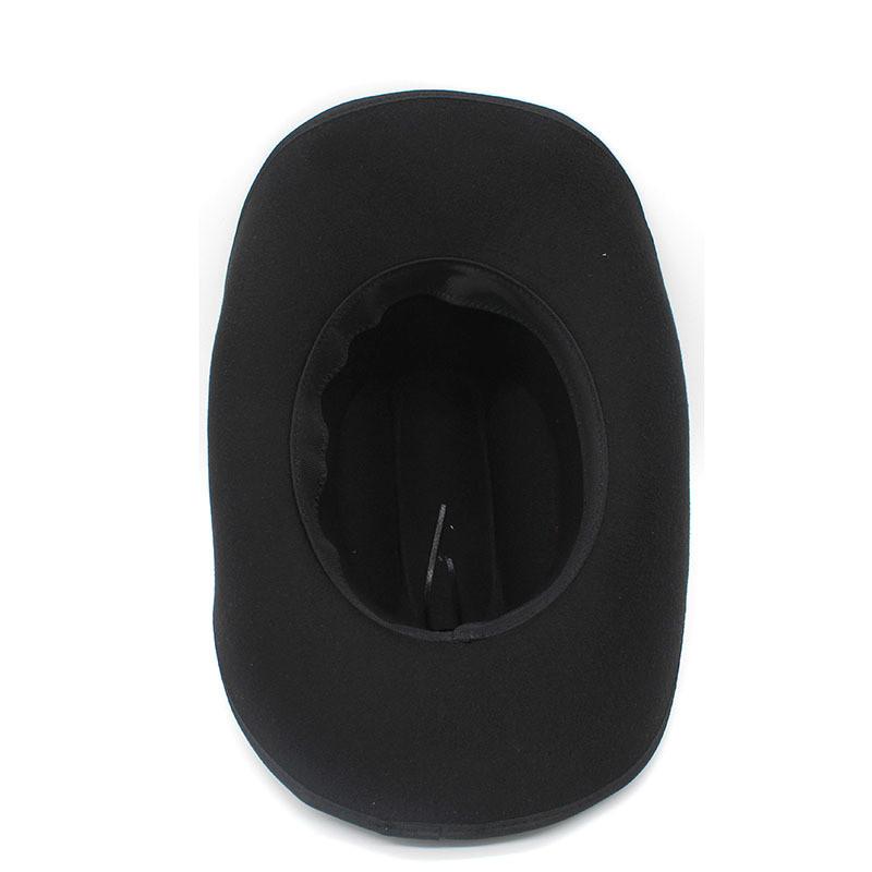 Baroque Style Wool Hat With Knot Embellishments And Sunshade For Formal Occasions