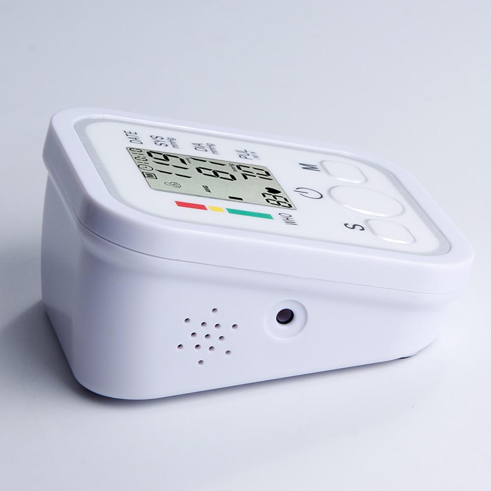 Monitor krvného tlaku Zdravotnícke vybavenie Pulzný oxymeter na ramene Domovská obrazovka LCD Tonometer v režime pamäte