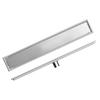 Rectangular Floor Drain Water Barrier Function Avoid Clogging Stainless Steel Shower Linear Drain for Kitchen Hotel