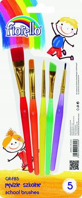 School Brushes Gr-Fb5 /5 Pcs/ Fiorello 170-2215