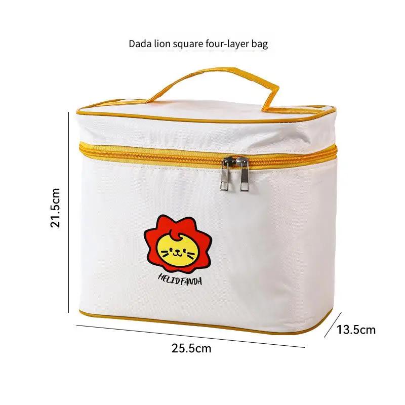 Insulated Baby Bottle Bag Thermal Milk Storage Tote Large Capacity Mommy Diaper Bag Portable Cooler Pouch for Travel Outdoor