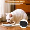 2/4Pcs Pet Ceramic Bowl Cat Dishes with Nonslip Silicone Base Pet Feeder Bowl Kitten Bowls for Wet/Dry Food Water Container