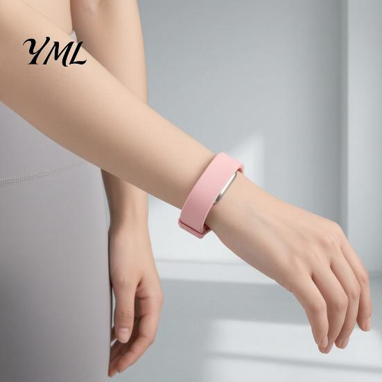Replacement Accessory for Fitness Watch Bands Hume Band 2.0, Breathable Silicone Strap Ergonomic All Day Use Tracker, Adjustable Anti-Sweat Wristband