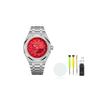 Casio Men Liquid Crystal/Analog Dual Display Series Red Watch GA-2100-4A-P03