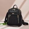Multi-functional Solid Color Shoulder Bag Oxford Cloth Retro Backpack Simple Luxury Backpack  Lady