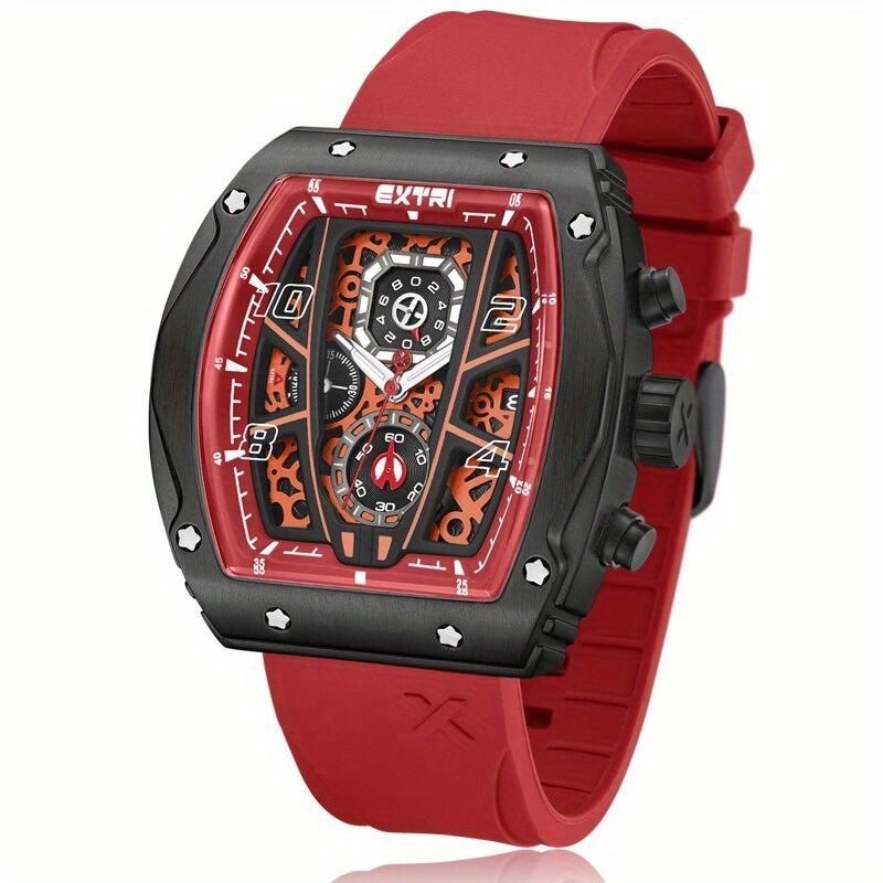 

Модные мужские спортивные часы мужские силиконовые кварцевые наручные часы роскошные мужские деловые хронограф календарь водонепроницаемые часы