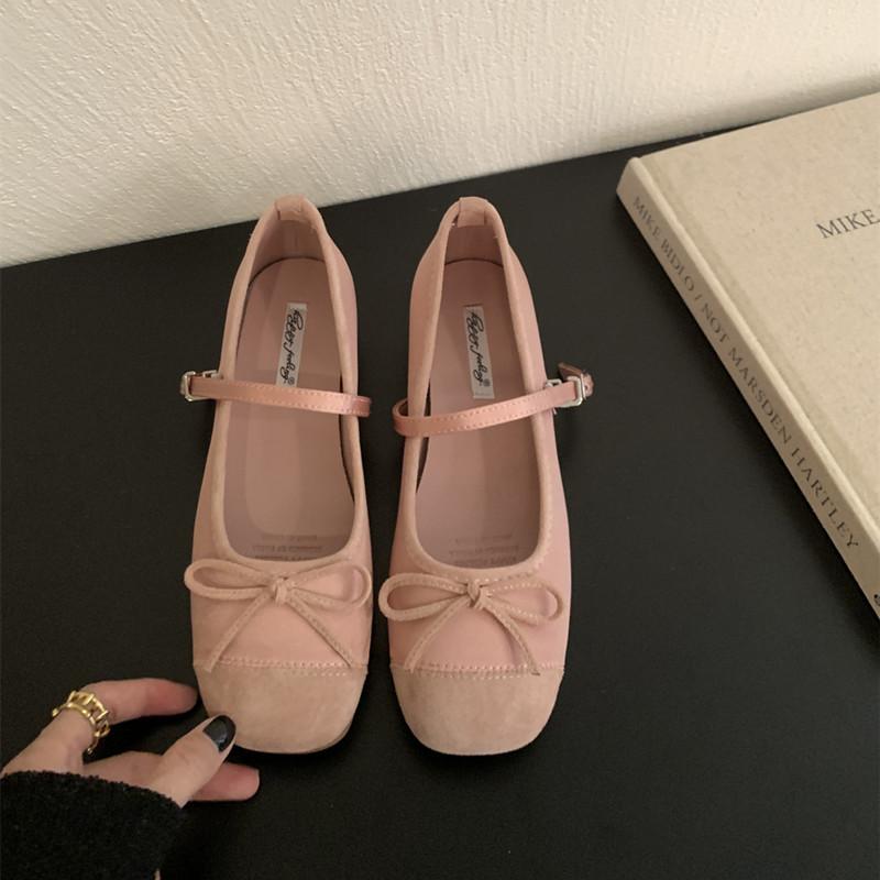 Moda Bailamos 2025 Nowe Damskie Baleriny Panie Casualowe Buty Mary Jane Miękka Podeszwa Buty Wizytowe Outdoor Okrągły Nosek Baleriny