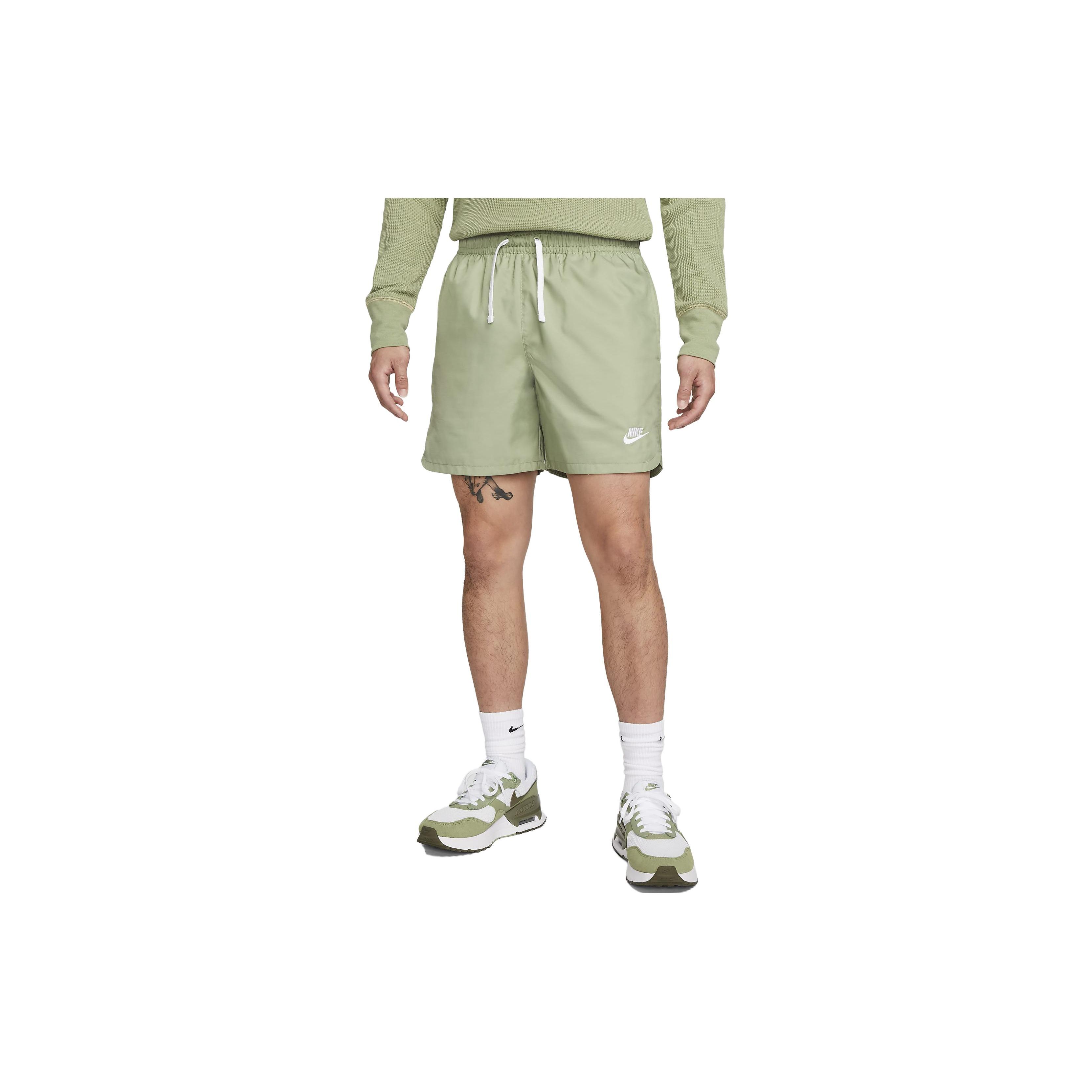 

Nike Solid Color Drawstring Fitted Sports Shorts Men Bottoms Olive-Green DM6830-386 XXL