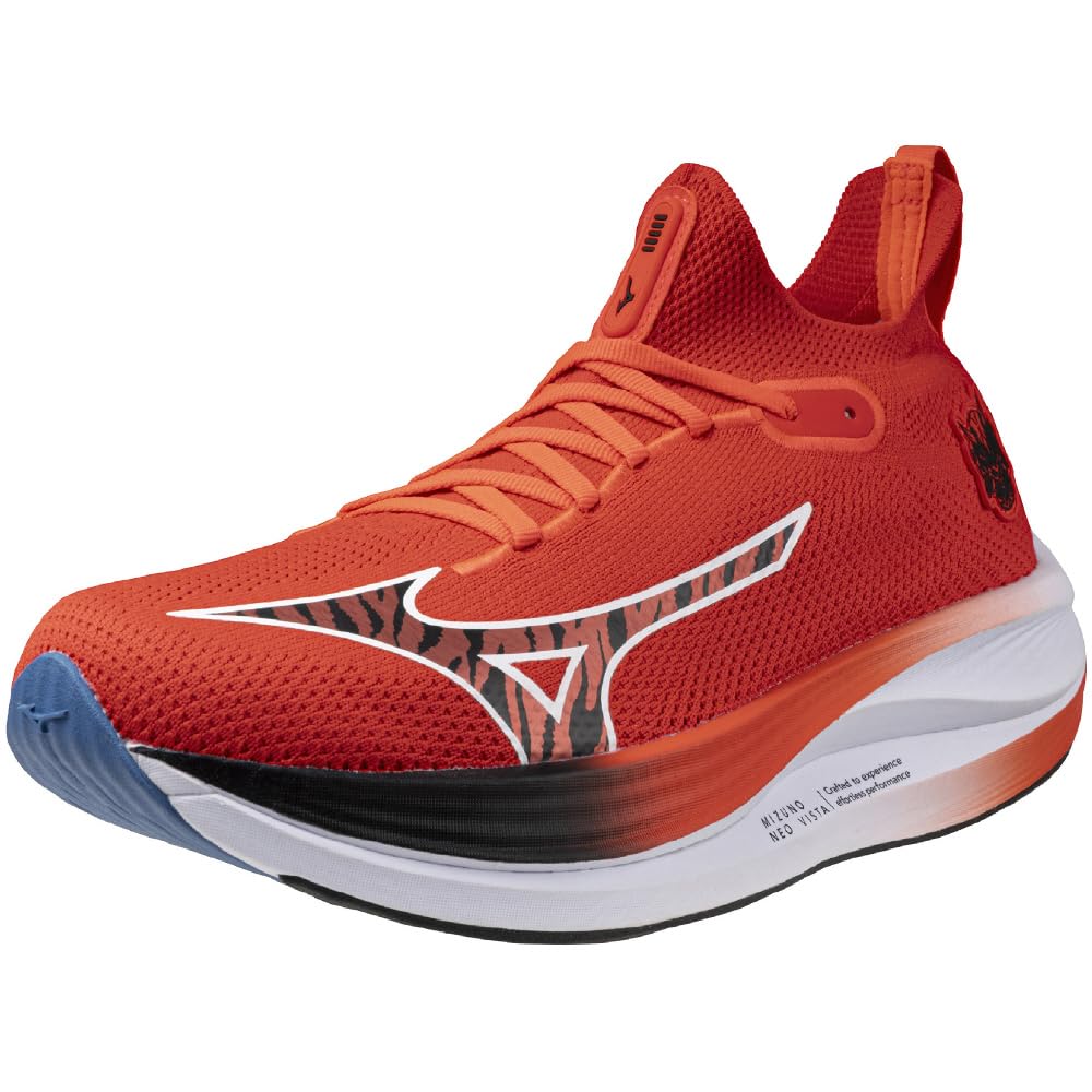 Mizuno Running Shoes NEO VISTA Jogging Marathon Training Sports Lightweight Resilient Thick Sole Akaoni x Aoni cm 2E 26.0