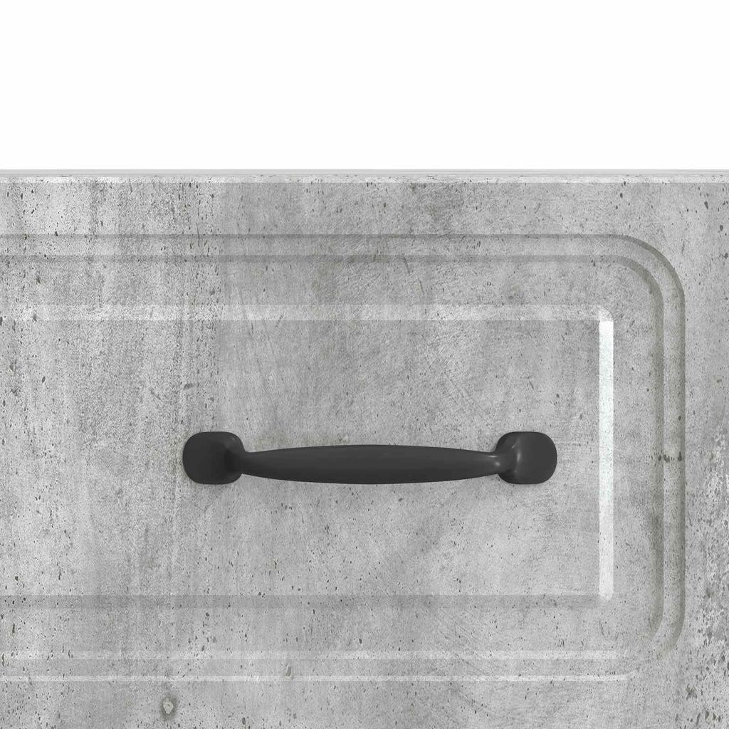 TV Stand Concrete Grey 147 x 34.5 x 27 cm Engineered Wood