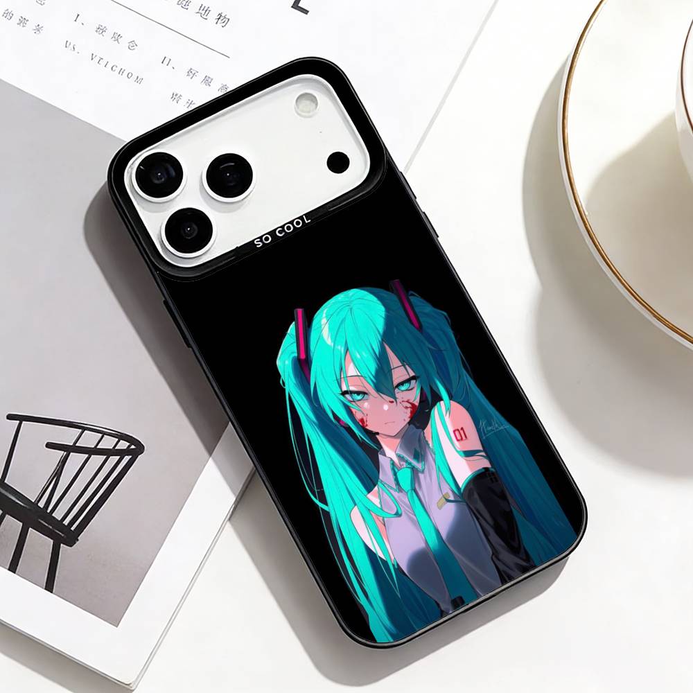 C-Cyber Note Virtu Phone Case For iPhone17,16,15,14,13,12,11 Plus,Pro Max Black Border Silver  Plated Cover