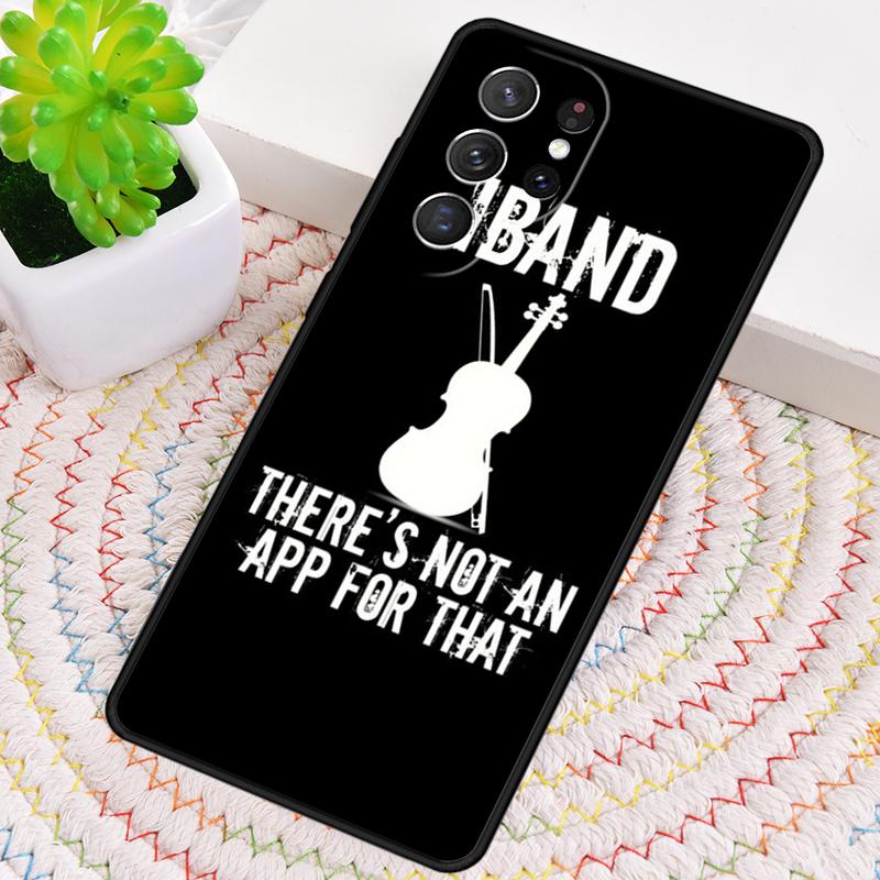 Cool Music Violin C Phone Case for Samsung Galaxy note 10 pro S26 Ultra S23 S24 FE S25 S21 S22 PLUS shockproof Cove