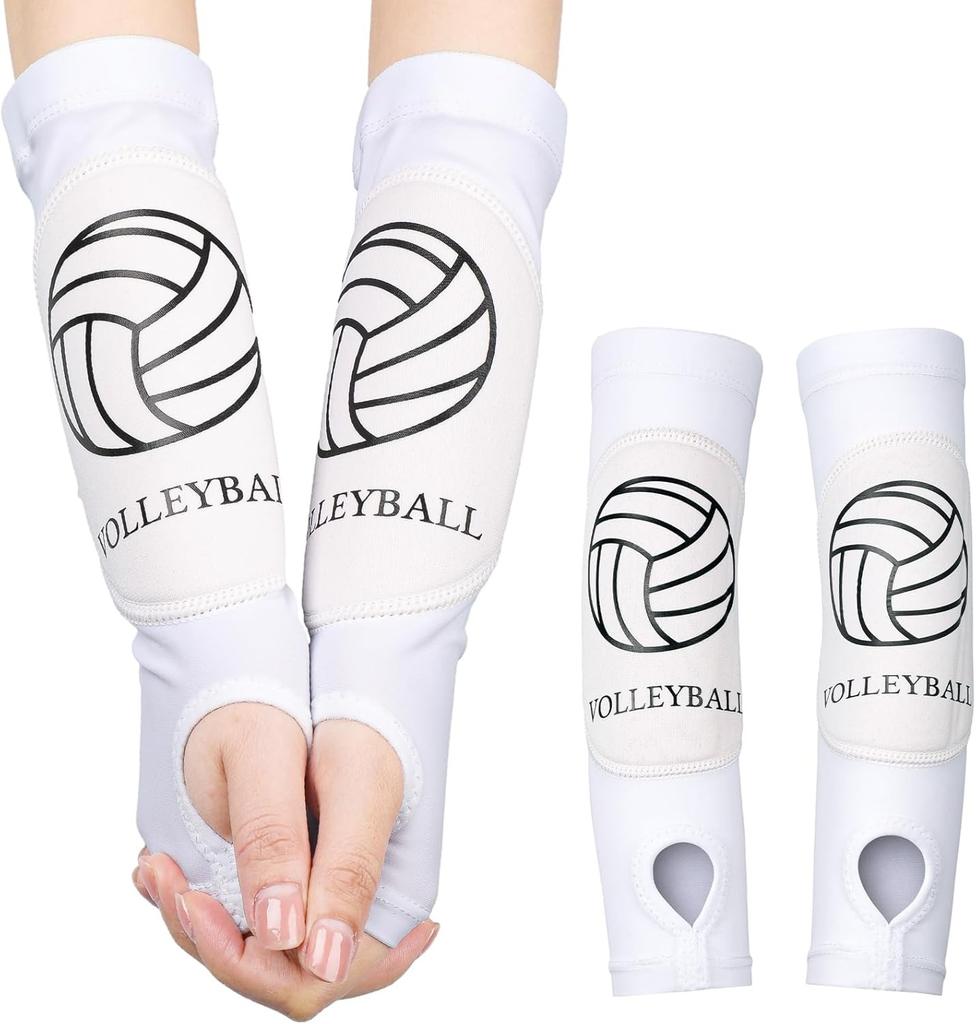 Volleyball-Armschoner für Mädchen, 1 Paar gepolsterte Volleyball-Passing-Ärmel mit Schaumstoffschutz, Volleyball-Armschutz für Jugendliche