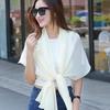 Women's Versatile Chiffon Shawl: Sleeveless, Sun Protection, All-Match Summer Cardigan and Beach Cover-Up