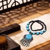 Bohemian Necklace Charms Gifts Long Decor Vacation for Women 