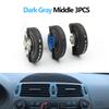 2/3PCS Front Rear Air Conditioning Control Roller AC Vent Base Rolling Wheel For Benz E Class W211 E200 E300 E230 E260 E280