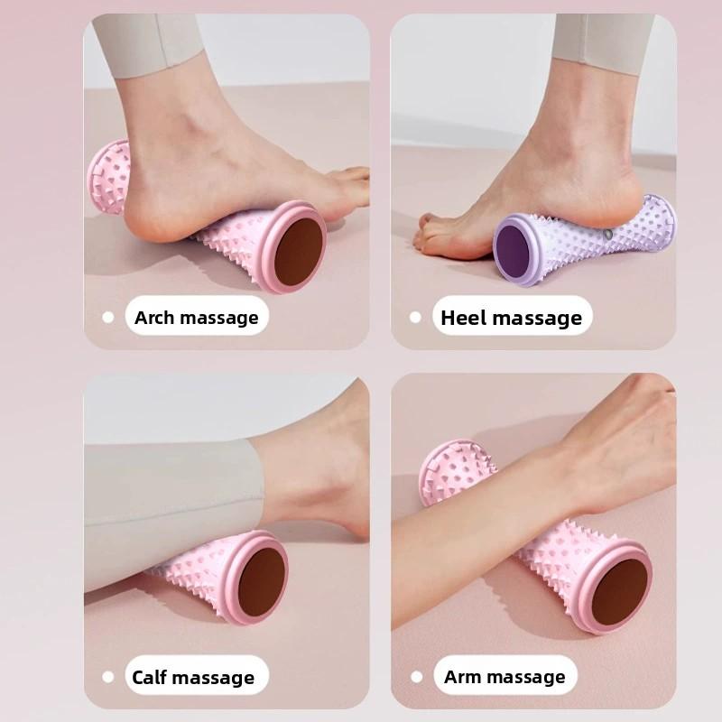 Manual Plastic Foot Massager Ball Yoga Massage Roller for Muscle Relaxation Plantar Fascia Care Home Therapy Tool