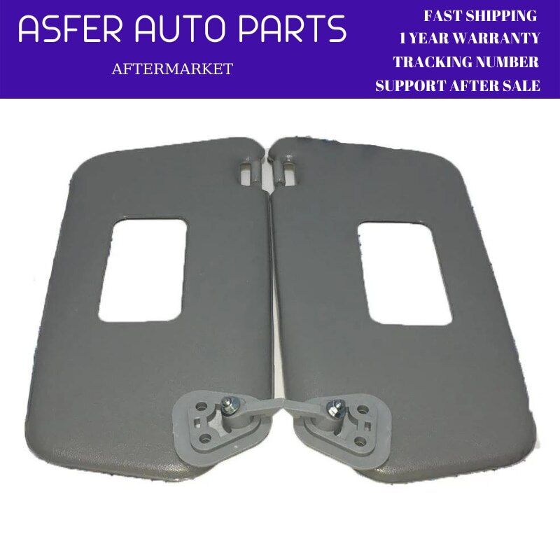 Hyundai Accent Era 2006-2012 Interior Sun Visor Left Right 2pcs Gray Makeup Mirror Oem 85220-1E020OR