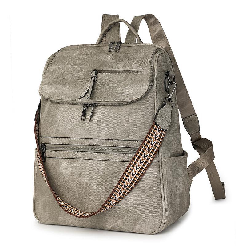 Chic British Style Retro Backpack: Spring 2025 Trend for College Students