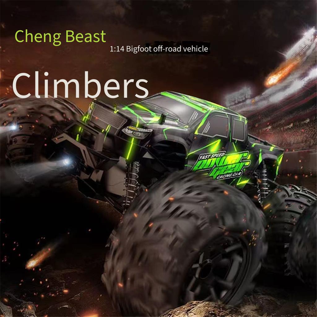 1:14 Full‑Proportional RC Monster Truck,High‑Speed Off‑Road Climbing Racing Car,2.4G Remote Control All‑Terrain Buggy Toy For Boys
