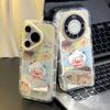 Lazy Sheep Cute Cartoon Phone Case Suitable for Apple 16promax Mirror Stand Iphone15 Case 14