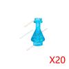 MOC City Scene Accessories Building Blocks Medieval Bonfire Flame Wine Bottle Reagent Bottle Box Compatible Mini Bricks Toys T11