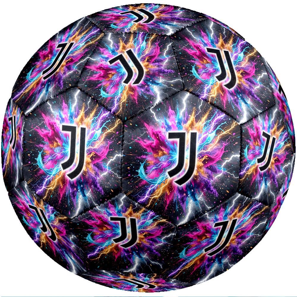Juventus FC Theme soccer ball Size 5 Soccer Ball Soft Touch Professional Training Football for Outdoor Sports