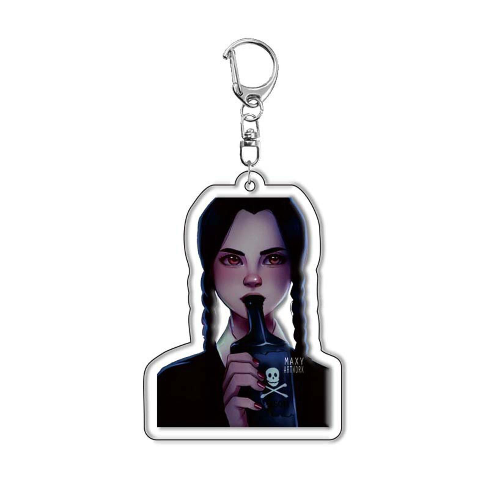 

Double Sided Hard Brushed Acrylic Keychain Pendant For Gaming Peripherals One Size