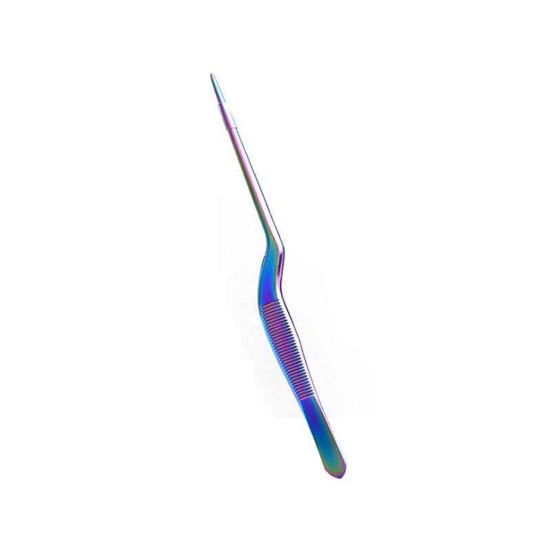 Molecular Gastronomy Bent & Straight Tip Cooking Tweezers for Western & Chinese Cuisine