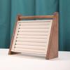 Wood Jewelry Display Stand Wood Rings Holder Jewelry Showcase Stand Suitable for Rings Earrings Bangle and Necklaces