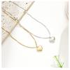 Minimalist Versatile Stainless Steel Love Heart Clavicle Necklace For Women
