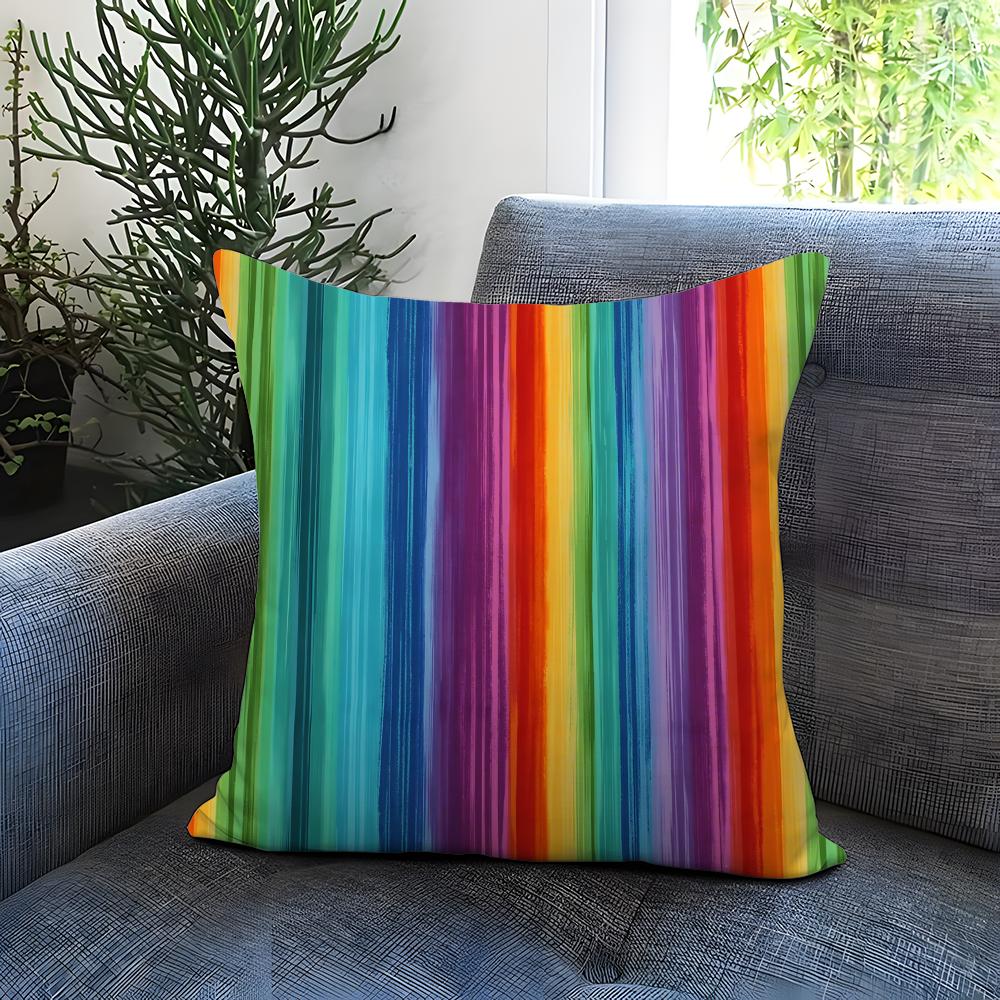Artistic Background Patterns Cushion Cover Comfortable Reversible Pillow Cover Ideal for Car Sofa Bedroom Beyond