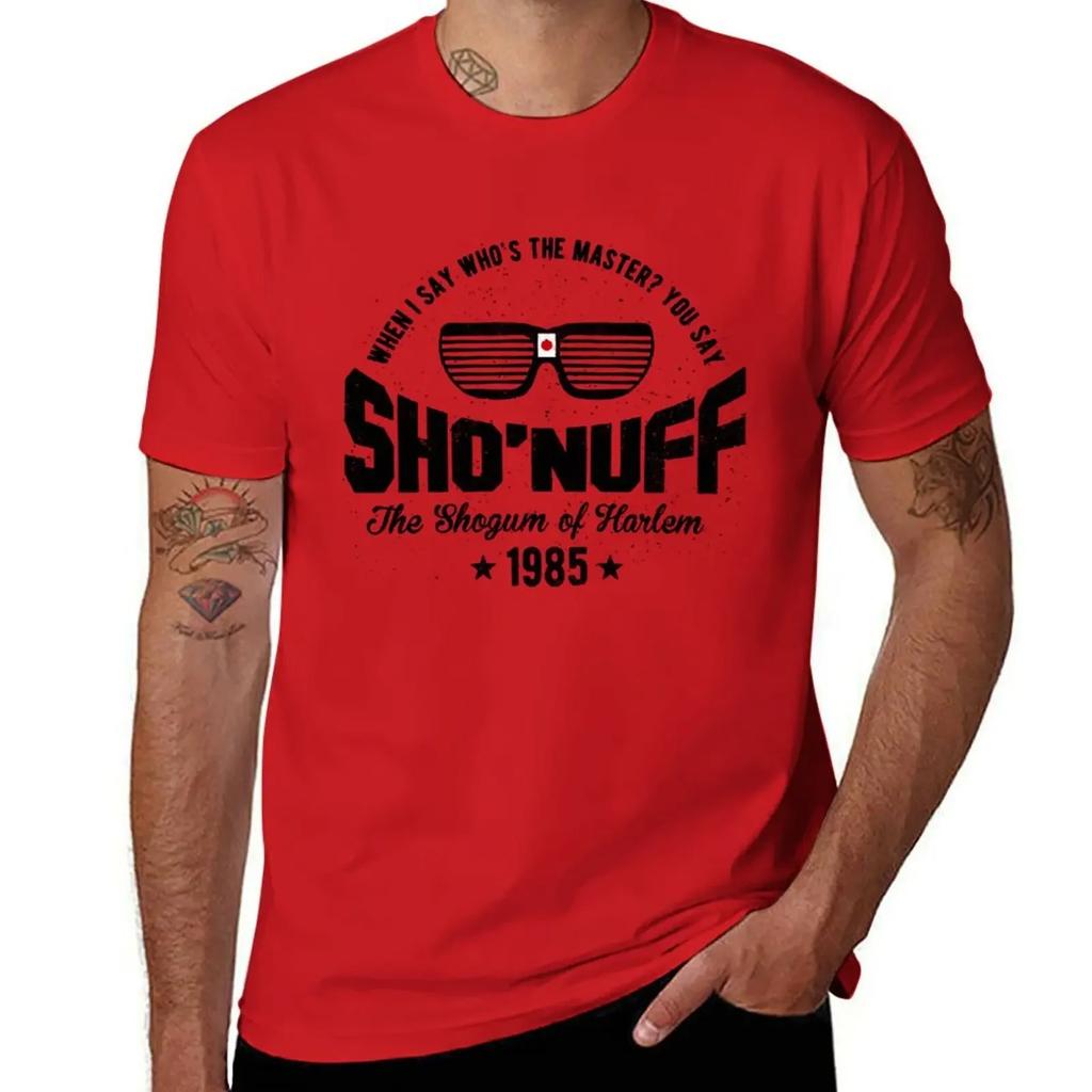 Shonuff Der Meister T-Shirt niedliche Kleidung erhabenes Sommeroberteil T-Shirts für Männer