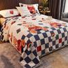 Winter Fluffy Warm Cozy Throw Blankets for Office Siesta Air-Condition Bedspread Thickening Lamb Cashmere Blanket Sofa