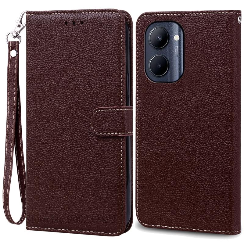 Für Realme C33 Hülle Leder Klapp-Brieftaschenhülle Für Realme C33 Hülle Handyhülle Brieftasche Buch Coque Fundas Shell