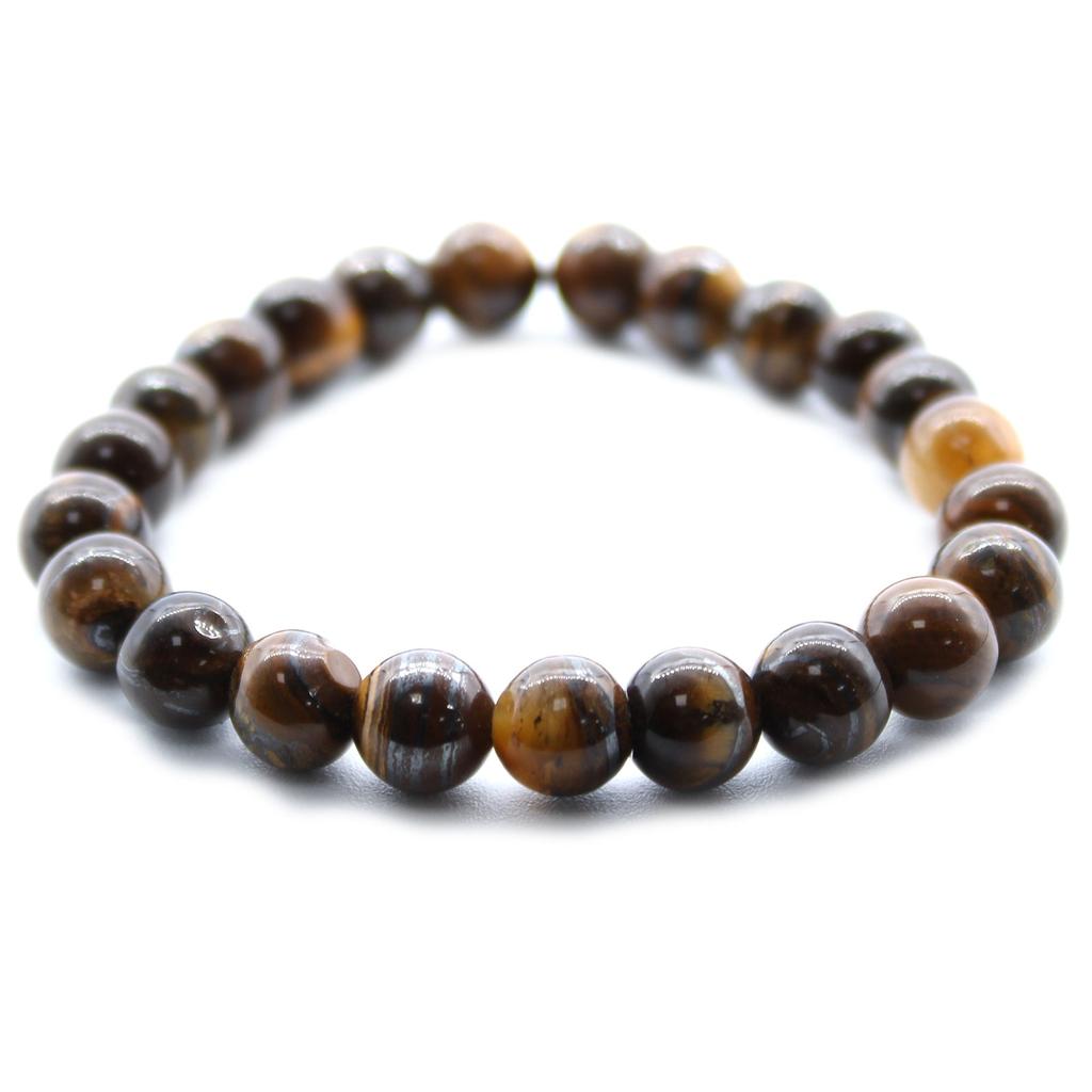 Tiger Eye Stretch Bracelet 8mm Beads